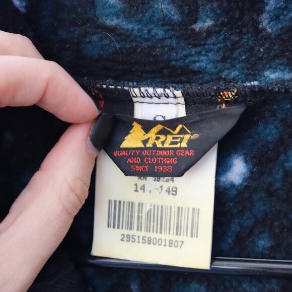 Vintage Made In USA 90s REI Recreational Equipment Inc Polartec Zip-Up Fleece - Picture 2 of 8